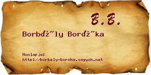 Borbély Boróka névjegykártya
